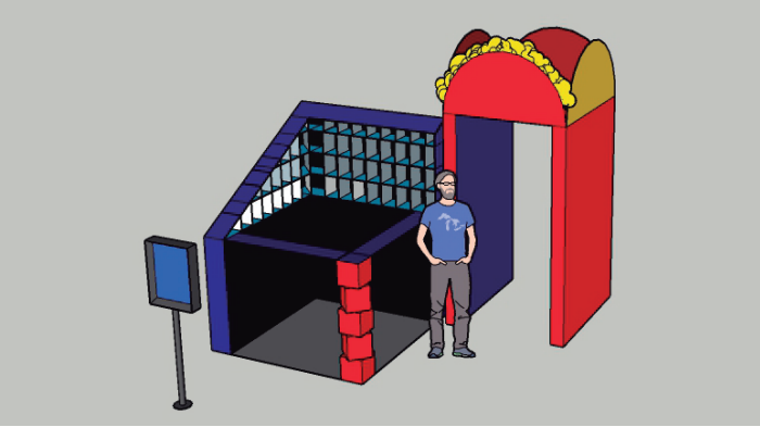 Ejemplo del stand que estará en la proyección del Vive Latino